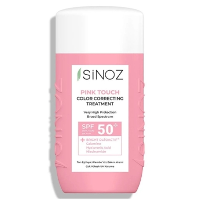 Sinoz Pink Touch Ton Eşitleyici Likit 50 ml 50 Faktör Pembe Güneş Kremi