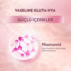 Vaseline Gluta Hya Serum Etkili Losyon Canlandırıcı Parlaklık 200ml - 4