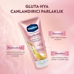 Vaseline Gluta Hya Serum Etkili Losyon Canlandırıcı Parlaklık 200ml - 6