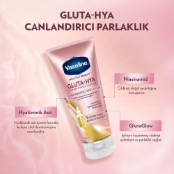 Vaseline Gluta Hya Serum Etkili Losyon Canlandırıcı Parlaklık 200ml - 7