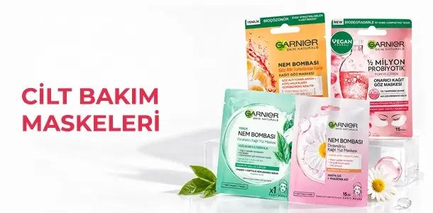 Garnier Cilt Bakım Maskeleri