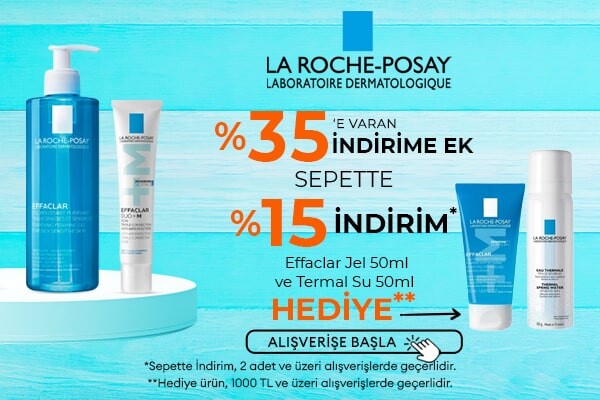 La Roche Posay Ürünlerinde %35'e Varan indirime Ek Set Hediye!