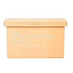 Abib Glutathione Vita Sheet Mask Daily Pick Nemlendirici Yüz Maskesi 30'lu 350 ml - Abib