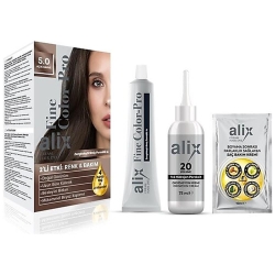 Alix Saç Boyası 5-0 Açık Kahve 50ml - Alix