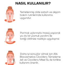 Alls Biocosmetics Organik CicaVera Prebiyotik Tonik 100ml - 4