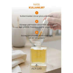 Aln Lab Güneş Yağı Havuç Yağı SPF30 50 ml - 5