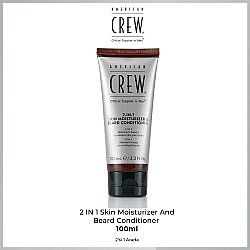 American Crew 2in1 Skin Moisturizer Beard Conditioner Erkek Yüz Nemlendirici 100ml - American Crew (1)