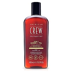 American Crew 3ü1 Arada Şampuan Vücut Duş Jeli Erkek Bakım Ürünü 450 ml - American Crew