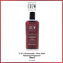 American Crew Chamomile Pine 3in1 Erkek Şampuan Saç Kremi Duş Jeli 250ml - American Crew (1)