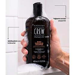 American Crew Daily Cleansing Arındırıcı Erkek Şampuan 450 ml - 4