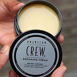 American Crew Grooming Cream Yüksek Parlaklık ve Güçlü Tutuşlu Saç Şekillendirici Krem 85g - 4