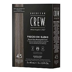American Crew Precision Blend Natural Doğal Görünüm Erkek Saç Boyası Gri 4-5 Medium - American Crew