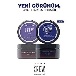 American Crew Saç Şekillendirici Krem Whip Erkek Wax 85g - 3