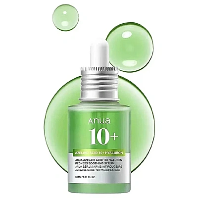 Anua Azelaic Acid 10 Hyaluron Redness Soothing Kızarıklık Yatıştırıcı Serum 30ml - Anua