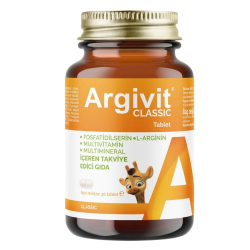 Argivit Classic L-arginin Multivitamin Multimineral İçeren 30 Tablet