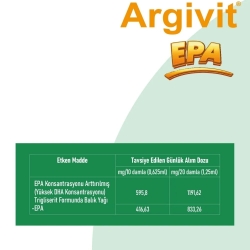 Argivit EPA İçeren Takviye Edici Gıda 10 ml Damla - 4