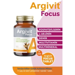 Argivit Focus Takviye Edici Gıda 30 Tablet