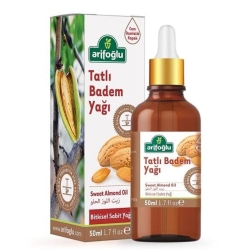 Arifoğlu Saf ve Doğal Tatlı Badem Yağı 50ml - Arifoğlu