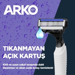 Arko Men Pro 4 Tıraş Bıçağı 3'lü - 3