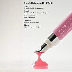 Aurelia Genève Glossy Lip Oil Soft Pembe Dudak Balmı 12 ml - Aurelia Geneve (1)