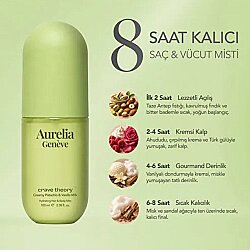 Aurelia Genève Hydrating Crave Theory Nemlendirici Saç & Vücut Spreyi (Vanilya & Fıstık) 100 ml - 5