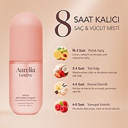 Aurelia Genève Crave Theory Nemlendirici Saç ve Vücut Spreyi (Şekerli Vanilya - Marshmallow) 100ml - 3