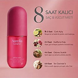 Aurelia Genève Still On Skin Nemlendirici Saç ve Vücut Spreyi 100 ml (Vişne & Sedir) - 5