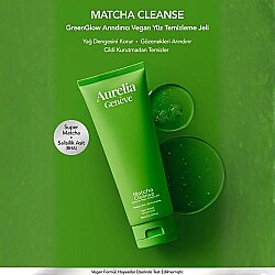 Aurelia Genève Matcha Cleanse GlowGreen Vegan Arındırıcı Jel Temizleyici 200 ml - Aurelia Geneve (1)