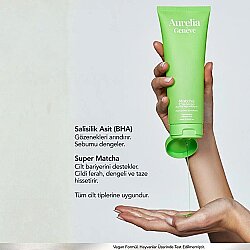 Aurelia Genève Matcha Cleanse GlowGreen Vegan Arındırıcı Jel Temizleyici 200 ml - 3