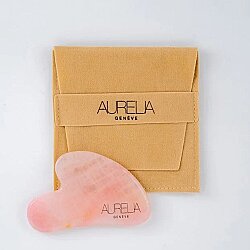 Aurelia Genève Rose Quartz Crystal Heart Gua Sha Yüz Masaj Taşı - Aurelia Geneve (1)
