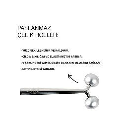 Aurelia Genève Paslanmaz Çelik Yüz & Boyun Masaj Rollerı - Aurelia Genève (1)