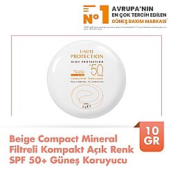 Avene Beige Compact Mineral Filtreli Açık Renkli SPF 50+ Güneş Kremi 10 gr - Avene