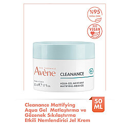 Avene Cleanance Aqua-Mattifying Nemlendirici Jel Krem 50ml - Avene (1)