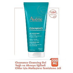 Avene Cleanance Karma ve Yağlı Ciltler İçin Temizleme Jeli 200 ml - Avene