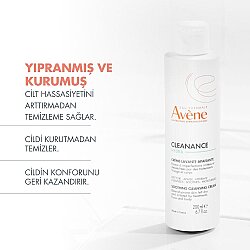 Avene Cleanance Hydra Kurumuş Ciltlere Özel Temizleme Kremi 200 ml - Avene (1)