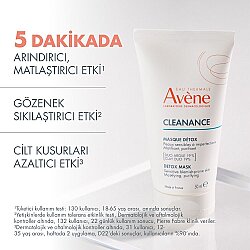Avene Cleanance Matlaştırıcı ve Arındırıcı Maske 50 ml - 3