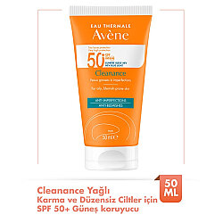 Avene Solaire Cleanance SPF 50+ Yağlı Ciltler için Güneş Koruyucu 50 ml - Kozmela (1)