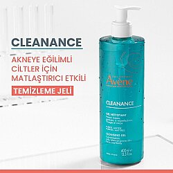 Avene Cleanance Yağlı Ciltlere Özel Yüz ve Vücut Temizleme Jeli 400 ml - Avene (1)