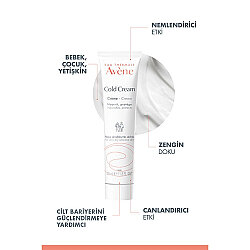 Avene Cold Cream Kuru Cilt Bakım Kremi 40ml - 3