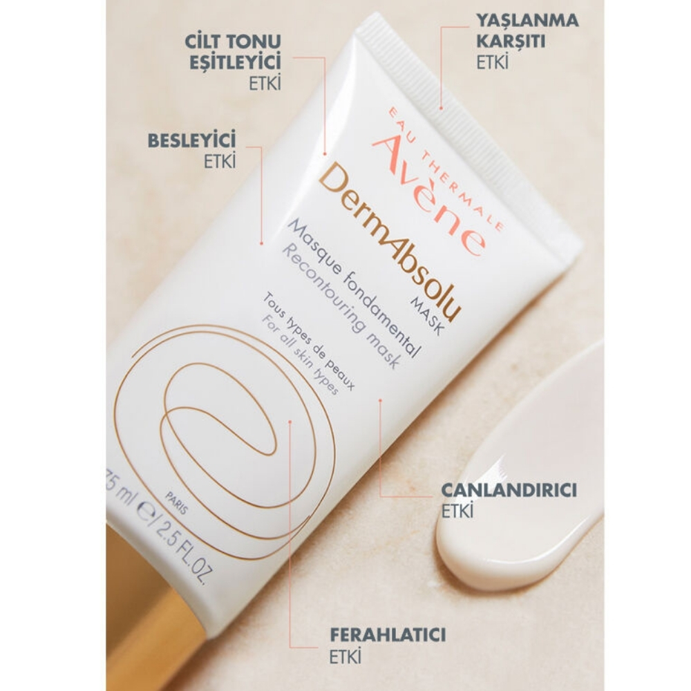 Avene Dermabsolu Canlandırıcı ve Sıkılaştırıcı Maske 75ml - 3
