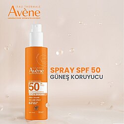 Avene Hassas Ciltler için Güneş Koruyucu Sprey SPF50+ 200ml - Avene (1)