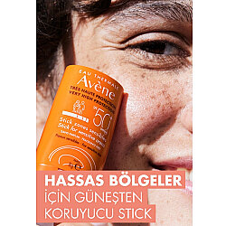 Avene Hassas Bölgeler için Güneş Koruyucu Stick Spf50 8 gr - 4