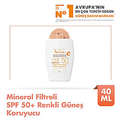 Avene Fluide Mineral Teinte Güneş Kremi Spf50+ 40 ml - 6