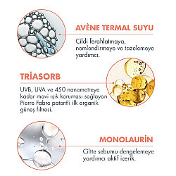 Avene Solaire Cleanance SPF 50+ Yağlı Ciltler için Renkli Güneş Koruyucu 50 ml - 3