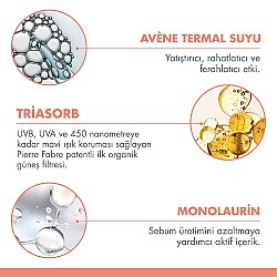Avene Solaire Cleanance SPF 50+ Yağlı Ciltler için Renkli Güneş Koruyucu 50 ml - 5