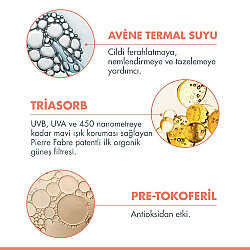 Avene Solaire Tinted Fluid Renkli Güneş Kremi SPF50+ 50 ml - 6