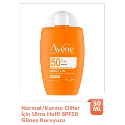 Avene Ultra Fluid Invisible Normal ve Karma Ciltler İçin Ultra Hafif SPF50 Güneş Kremi 50ml - 5