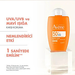 Avène Ultra Fluid Invisible SPF50+ Yüz Güneş Kremi 50 ml - 3