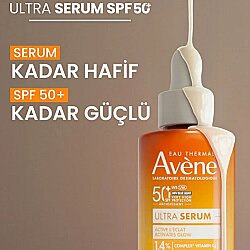 Avene Ultra Serum SPF 50+ Aydınlatıcı Etkili UVA,UVB ve Mavi Işık Karşıtı Güneş Koruyucu Serum 30 ml - 4