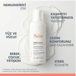 Avene XeraCalm A.D Atopiye Eğilimli Ciltler için Nemlendirici Balsam 400ml - 6
